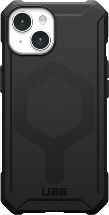 Get uncompromised defense with UAG Essential Armor – a one-piece TPU case featuring an ultra-thin design, 12 ft drop protection and is compatible with MagSafe charging.