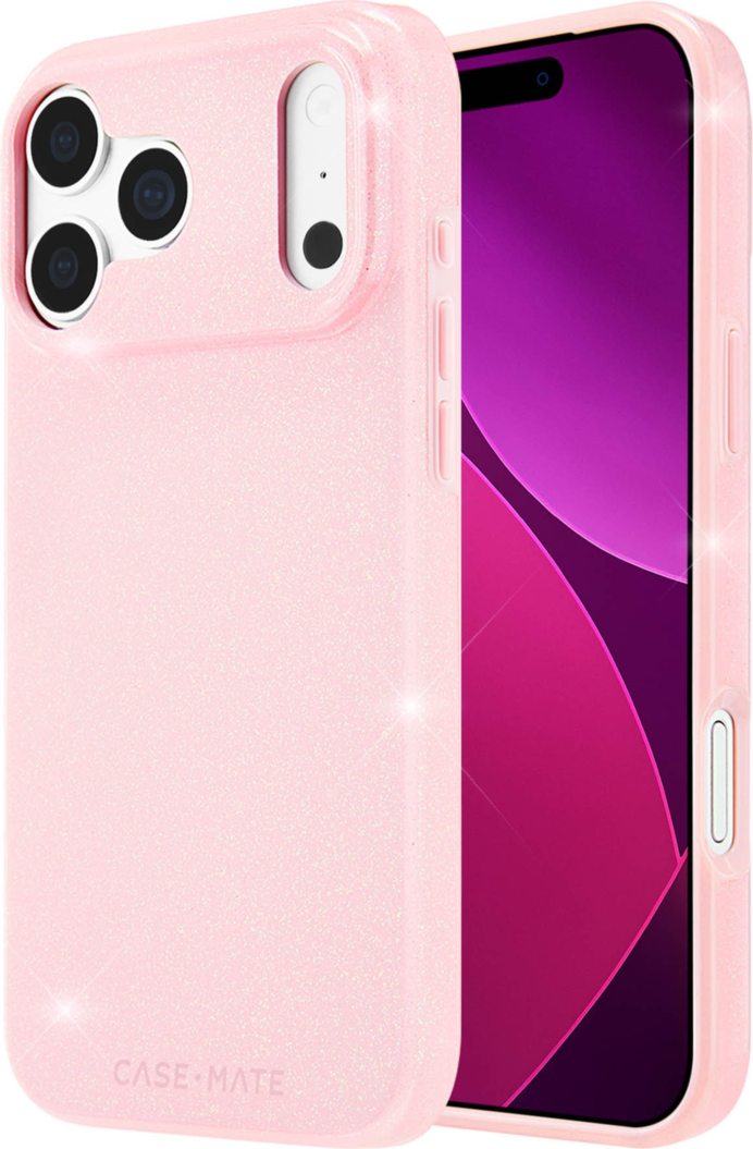 Case-Mate - Opaque Twinkle MagSafe Case for Apple iPhone 18 Pro Max/17 Pro Max - Ballet Pink