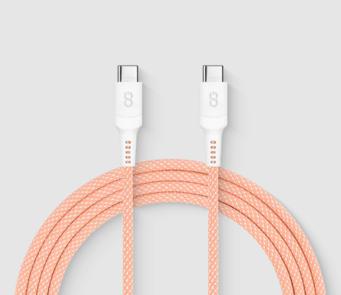 LOGiiX Vibrance Connect USB-C à USB-C - rose