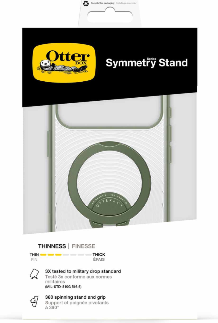 OtterBox - Symmetry Stand MagSafe Case Calyx Green for iPhone 18 Pro Max/17 Pro Max