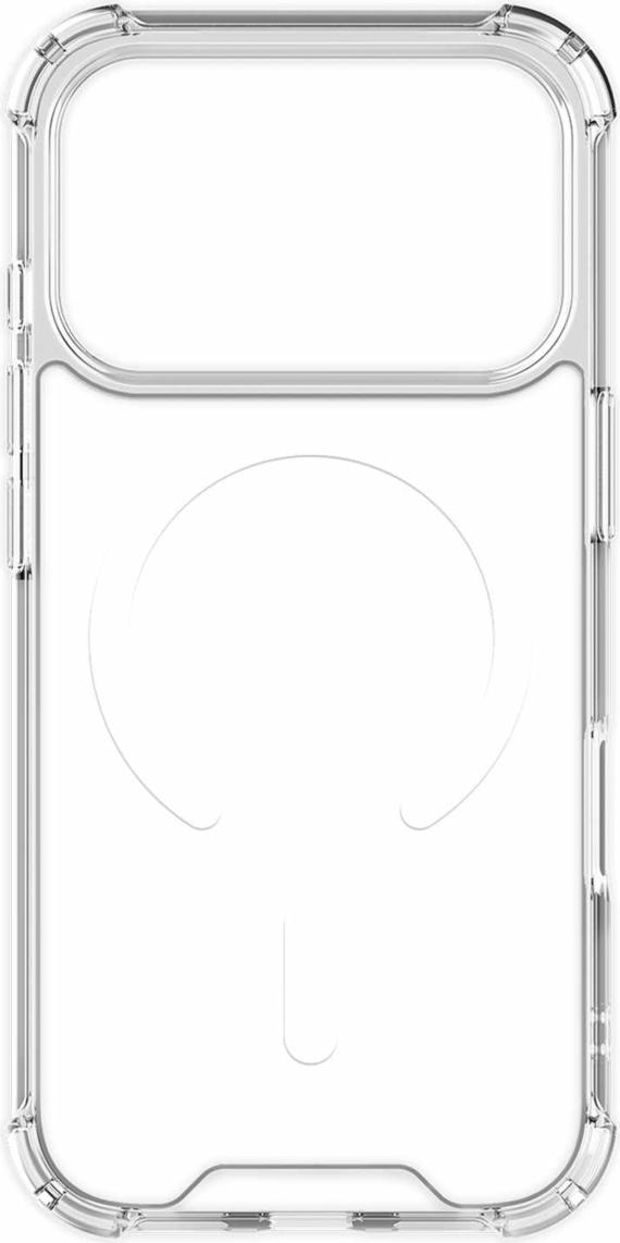 Blu Element - Boîtier MagSafe robuste DropZone transparent pour iPhone 17 Pro