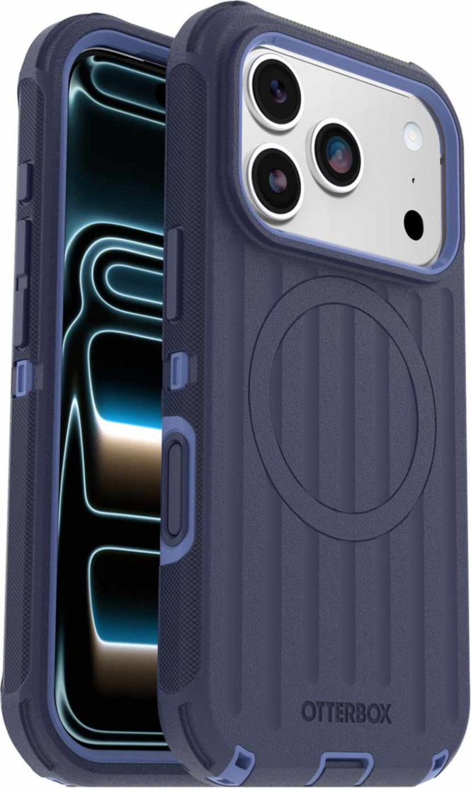 OtterBox - Defender Pro MagSafe Case Witherwill Blue for iPhone 18 Pro/17 Pro