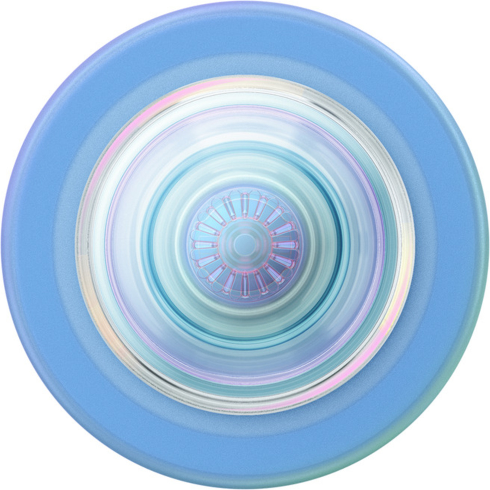 PopSockets - PopGrip MagSafe Circle - Blue Iridescent Translucent