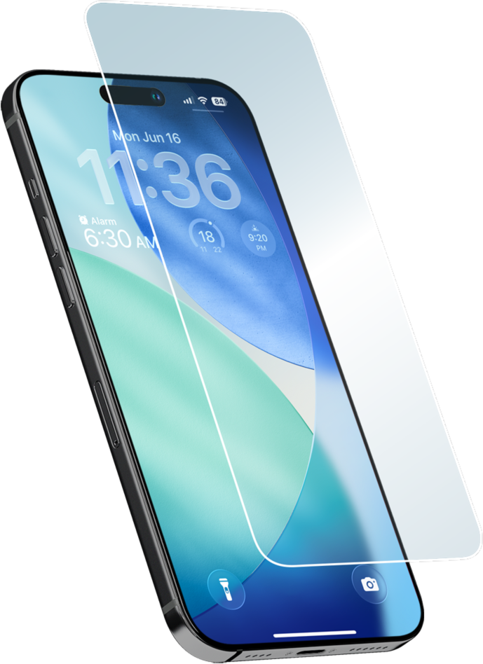 LOGiiX Phantom Glass Anti-Glare for iPhone Air - Clear