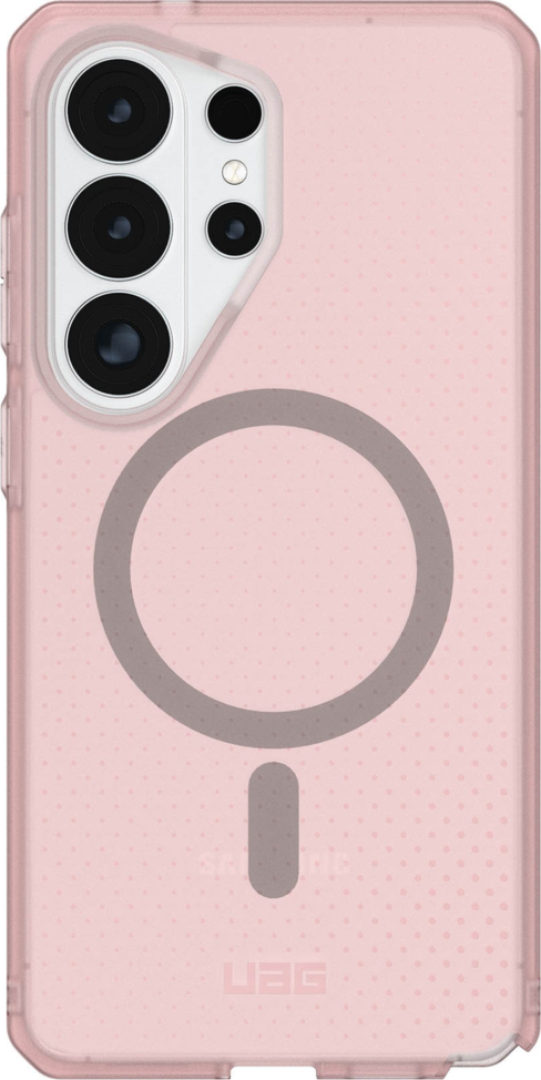 The UAG Dot case keeps devices protected without sacrificing style, featuring soft-touch silicone, a micro-perforated design, and a built-in magnet for magnetic accessories.