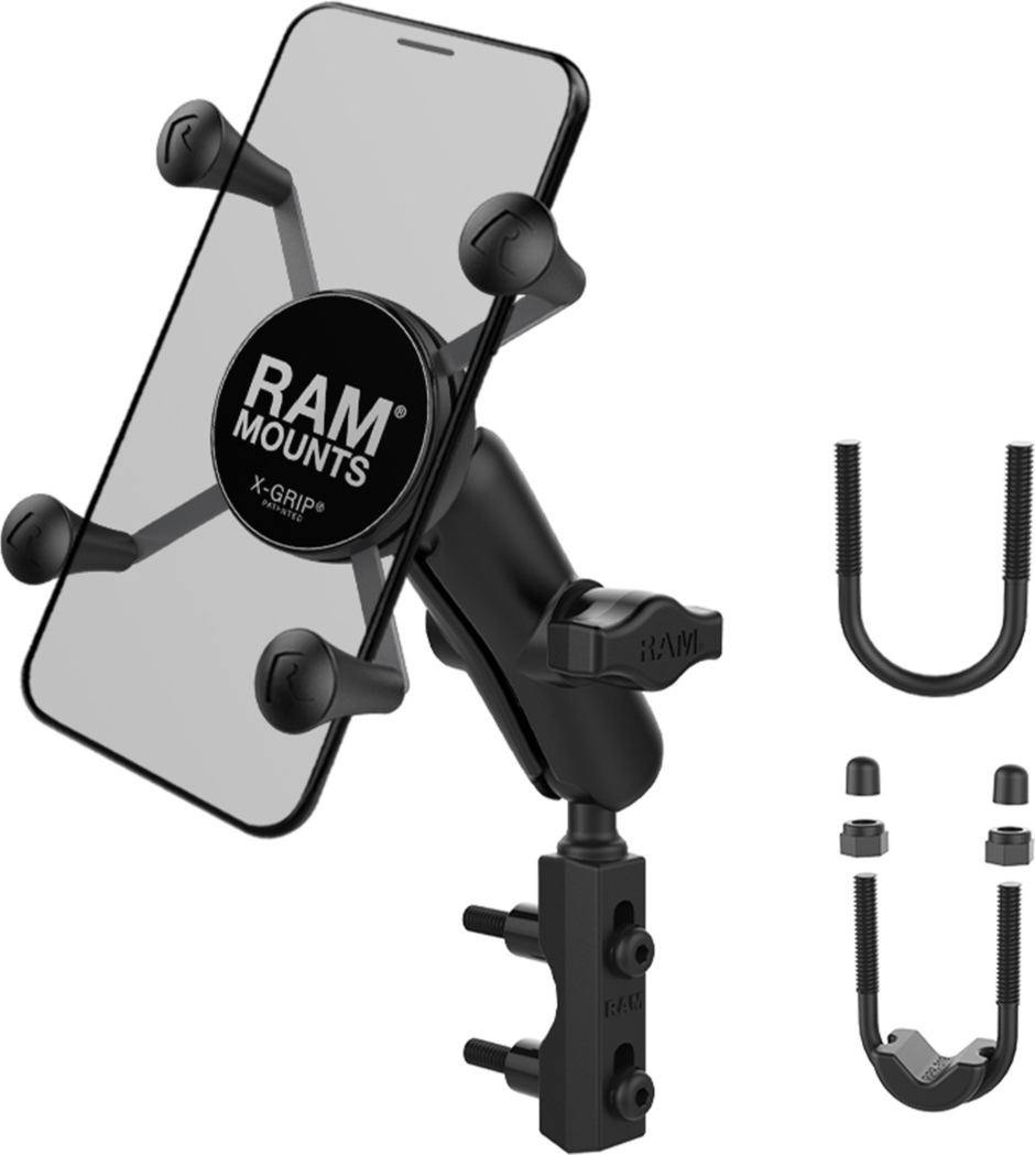 Get the best performance out of your motorcycle and phone with the secure and sturdy RAM® Mounts X-Grip® Phone Mount with included Motorcycle Brake/Clutch Reservoir Base, perfect to fit tight handle spacing.