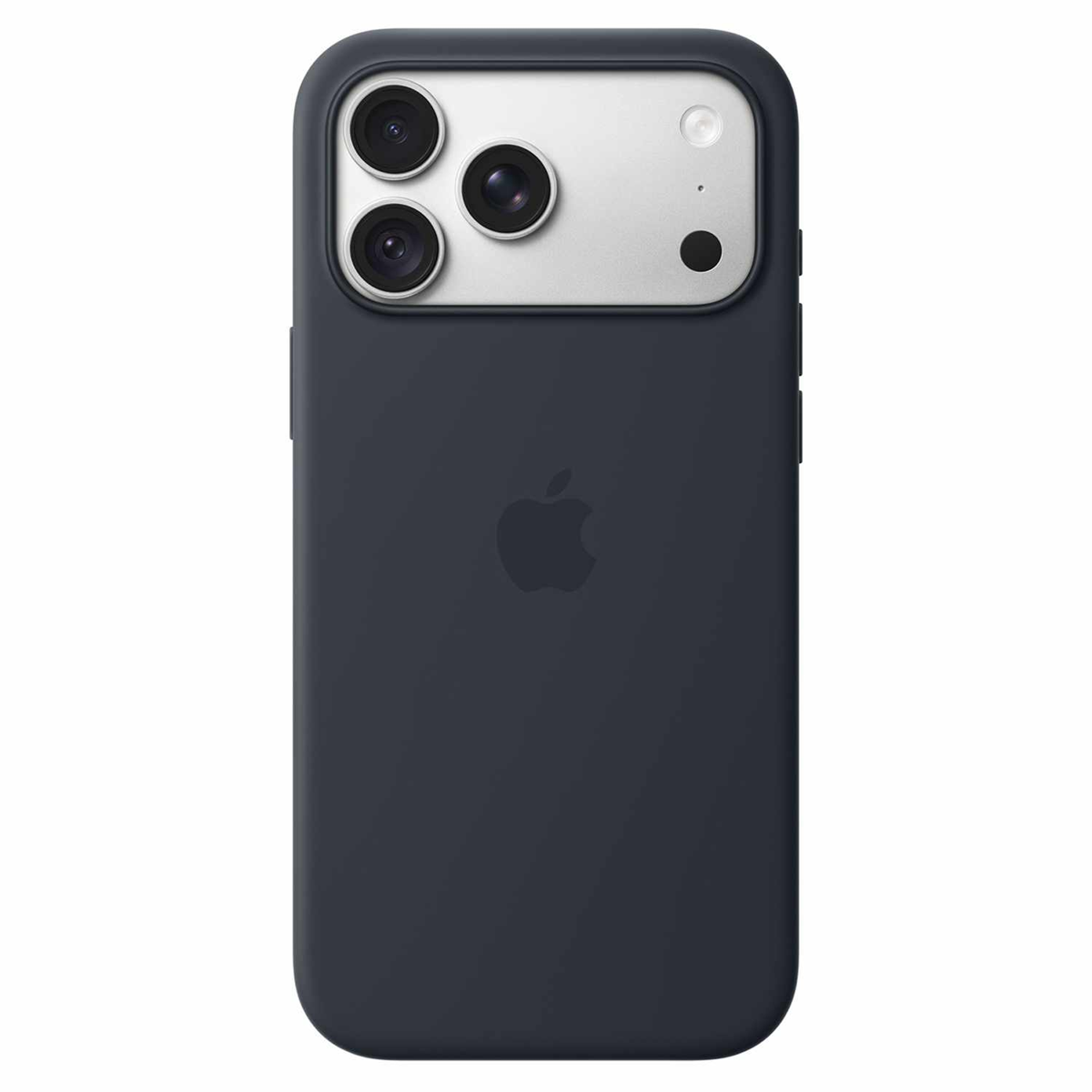 Apple - Étui en silicone avec MagSafe bleu marine pour iPhone 18 Pro Max
