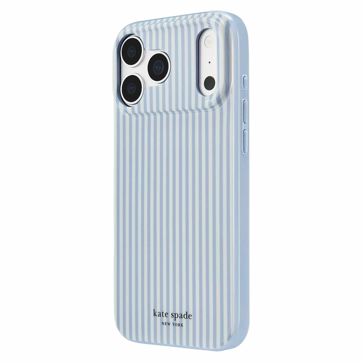 Kate Spade - Protective MagSafe Case Stripe Diamond Blue for iPhone 18 Pro/17 Pro