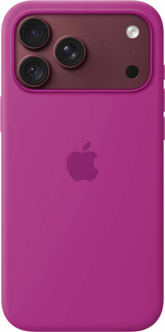 Apple - Silicone Case with MagSafe Magenta for iPhone 18 Pro Max