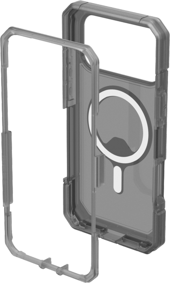 Urban Armor Gear (UAG) - Trooper MagSafe Case for Apple iPhone 17 Pro Max (2 Pieces) - Ash