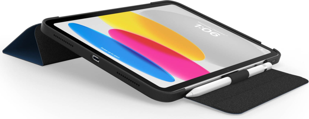 The OtterBox Symmetry Folio case is both slim and tough, providing essential protection without sacrificing convenience.