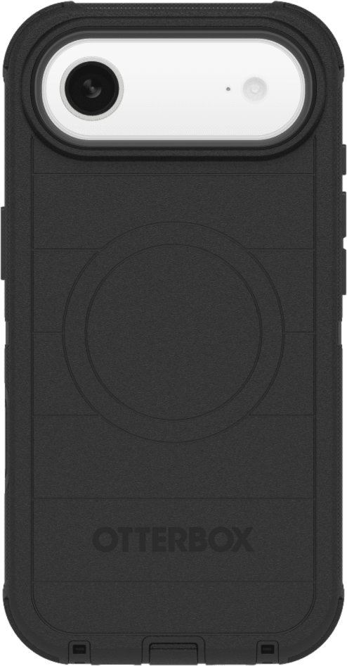 The OtterBox Defender Series Pro with MagSafe is the toughest case providing rugged protection against harsh drops. Equipped with MagSafe magnets and non-slip texturing.