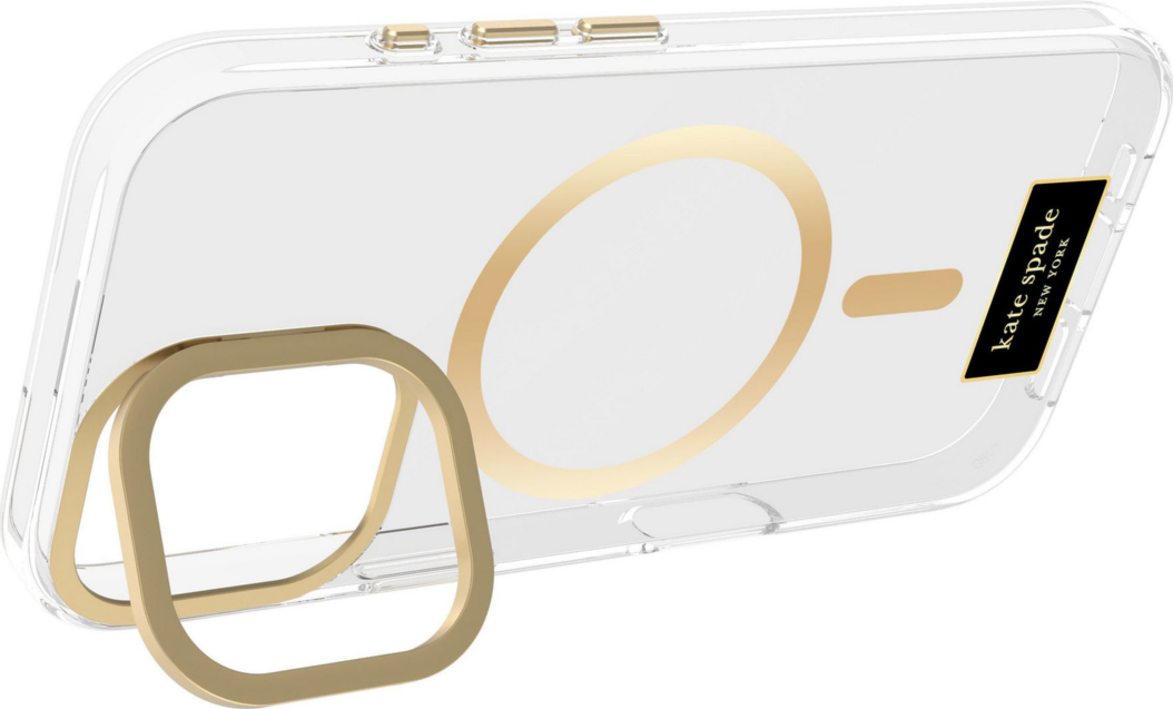 Kate Spade - Protective MagSafe Case with Stand for Apple iPhone 17 - Icon Clear