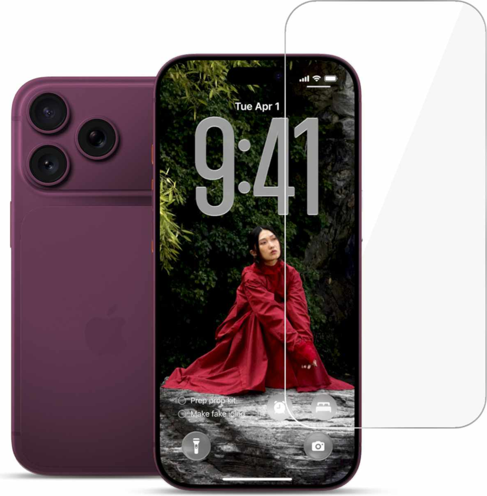 22 Cases - Protecteur d’écran en verre trempé pour iPhone 18 Pro transparent