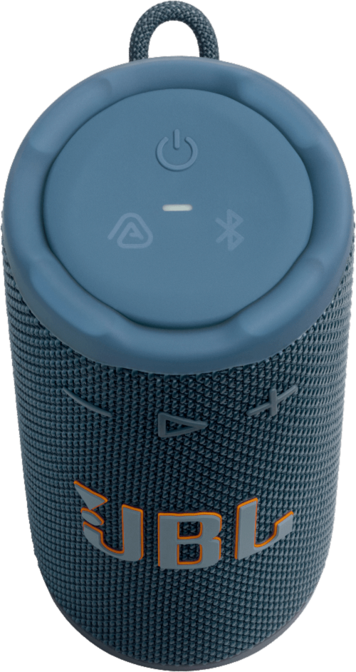 Compact Bluetooth speaker with bold JBL Pro Sound and ambient light