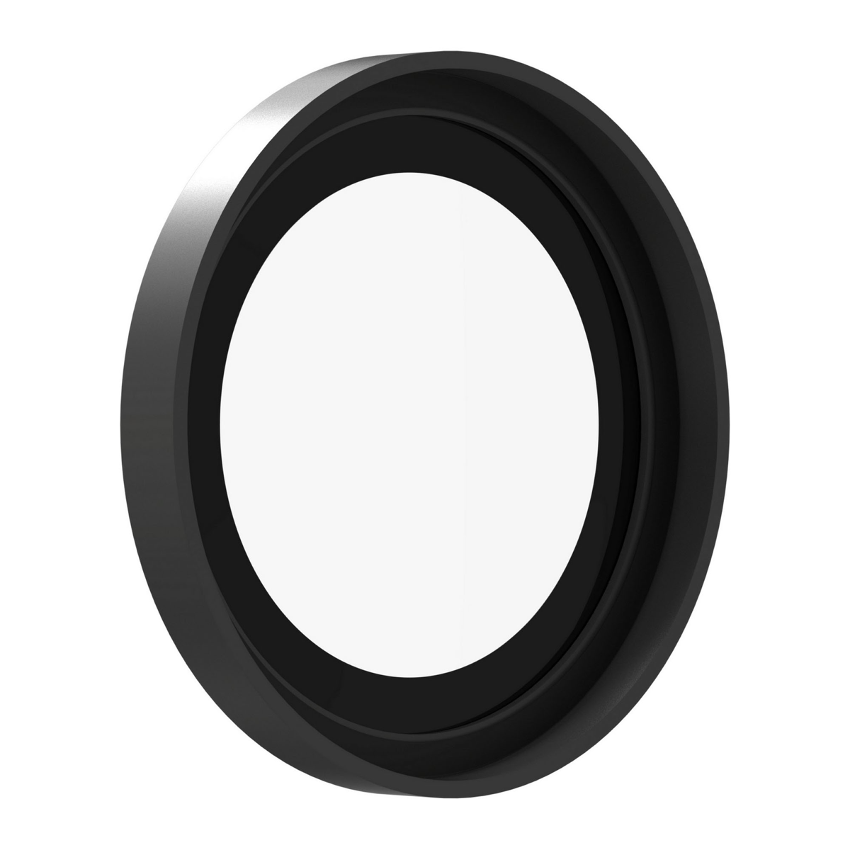 The ZAGG InvisibleShield Glass Elite Camera Rings Lens Protector with anti-reflective technology safeguards phone camera lenses from scratches and smudges.