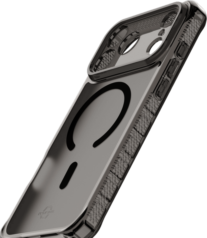 ITSKINS AP7XHBVARSMOK Étui Hybrid_R Vapor MagSafe Smoke pour iPhone 17 Pro