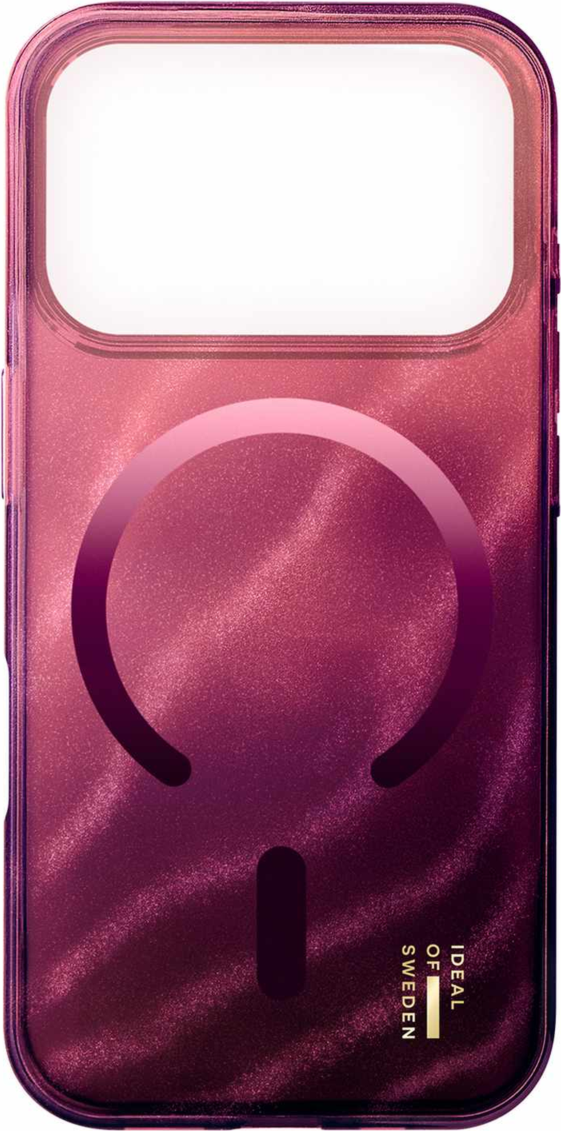 Ideal of Sweden IDCLCMSBI2561P564 Étui Glitter Glow MagSafe Cherry Lacquer pour iPhone 17 Pro