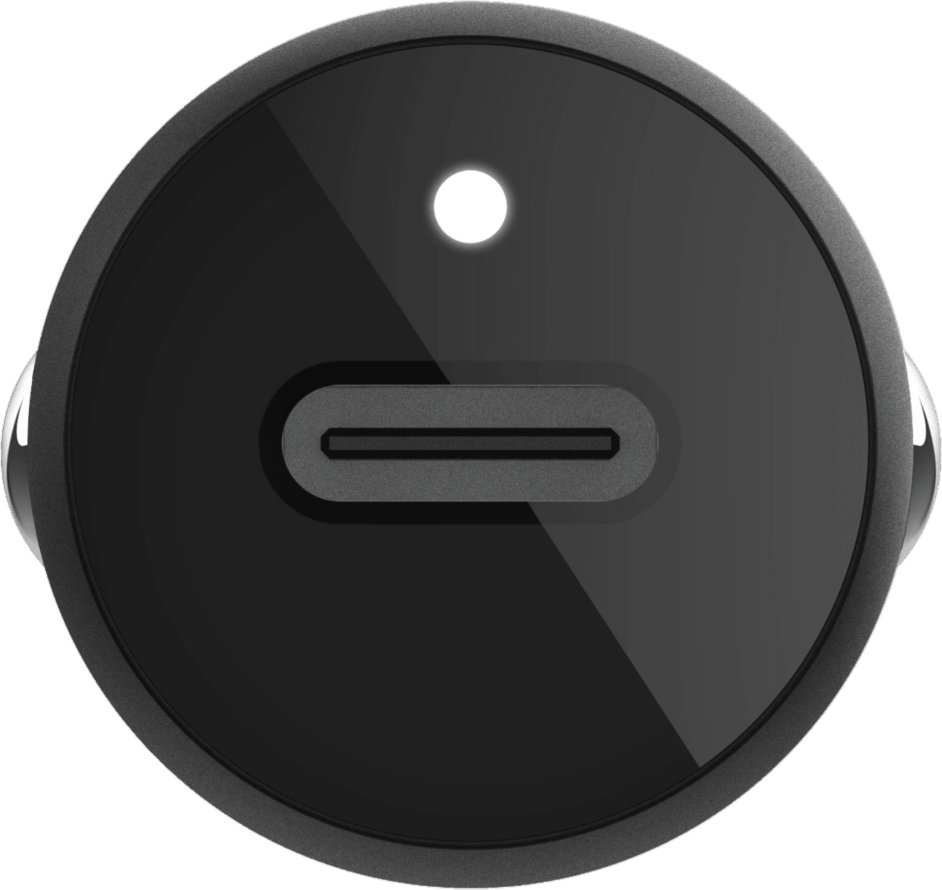 BoostCharge 30W USB-C PD PPS Car Charger and USB-C to USB-C Cable Black