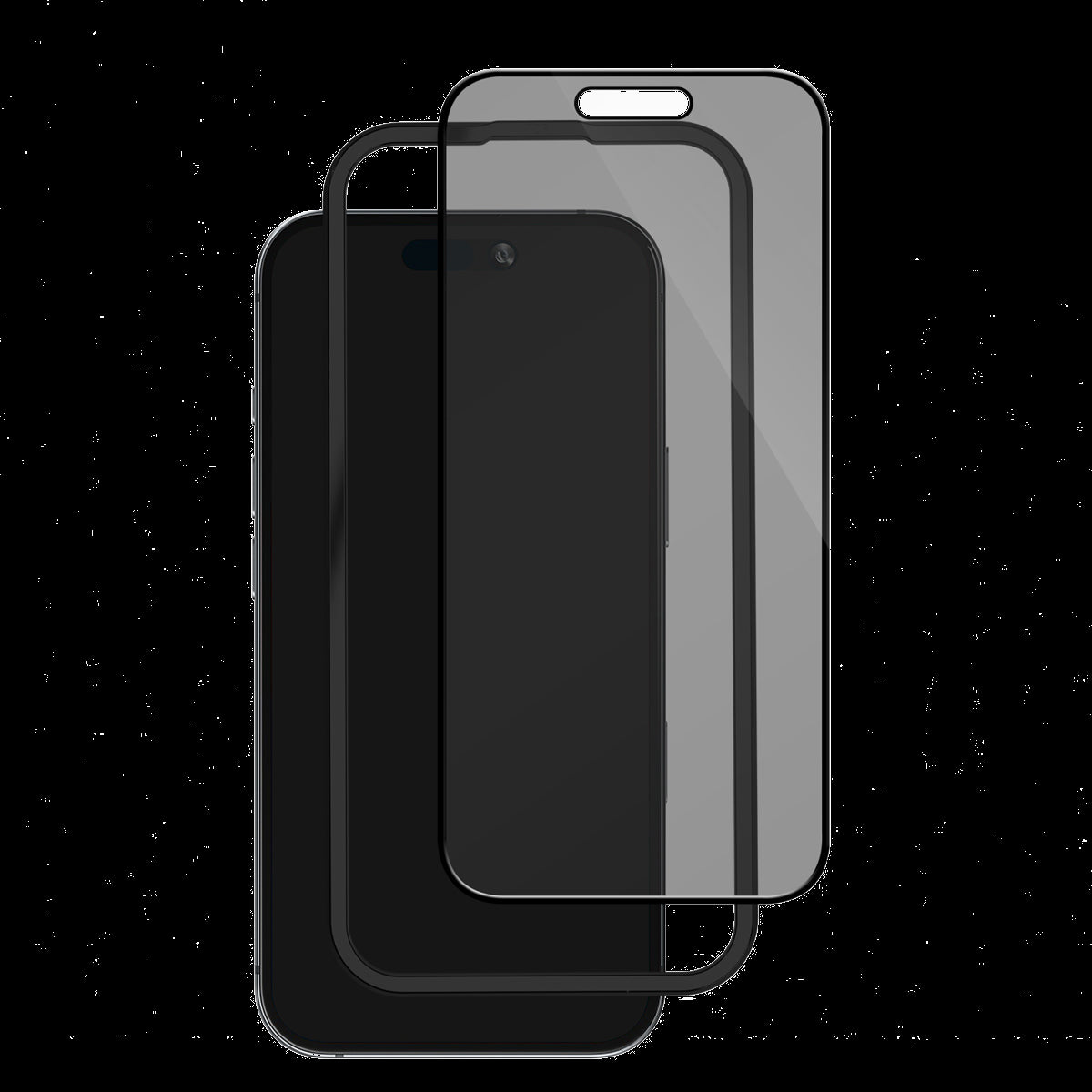 Blu Element BEPGIKIP16P Protecteur D'écran à Confidentialité en Verre Trempé avec Kit D'Installation pour iPhone 16 Pro