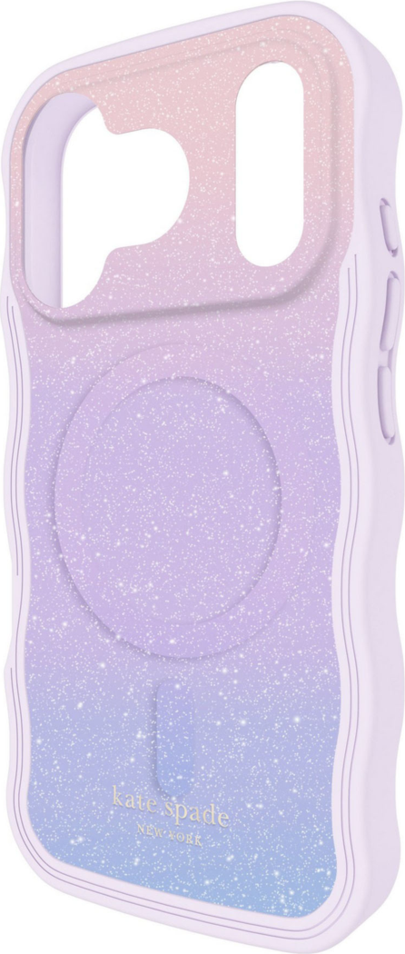 Kate Spade - Wavy MagSafe Case Opal Glitter for iPhone 17 Pro