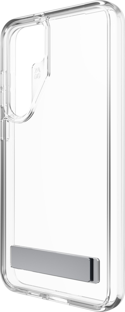 <p>Strengthened with Graphene, ZAGG's Crystal Palace Snap series case with kickstand combines an ultra-slim, crystal-clear profile with up to 13 ft of drop protection.</p>