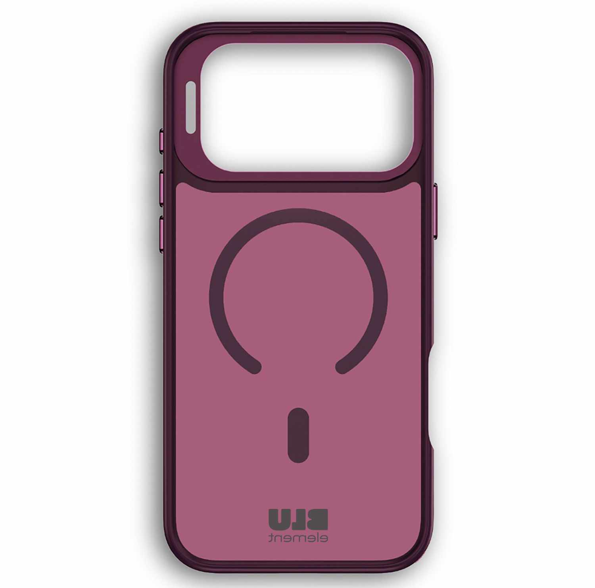 Blu Element - Chromatic Kick MagSafe Case Burgundy for iPhone 18 Pro/17 Pro