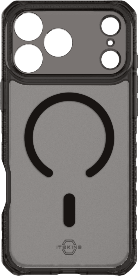 ITSKINS AP7XHBVARSMOK Étui Hybrid_R Vapor MagSafe Smoke pour iPhone 17 Pro