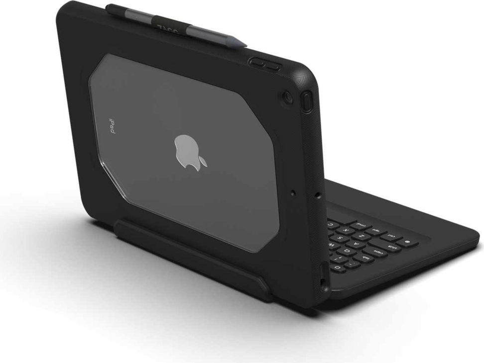 ZAGG - Ensemble clavier et étui Rugged Pro Connect, noir, pour iPad 10,2 pouces 2021/10,2 pouces 2020/10,2 pouces 2019