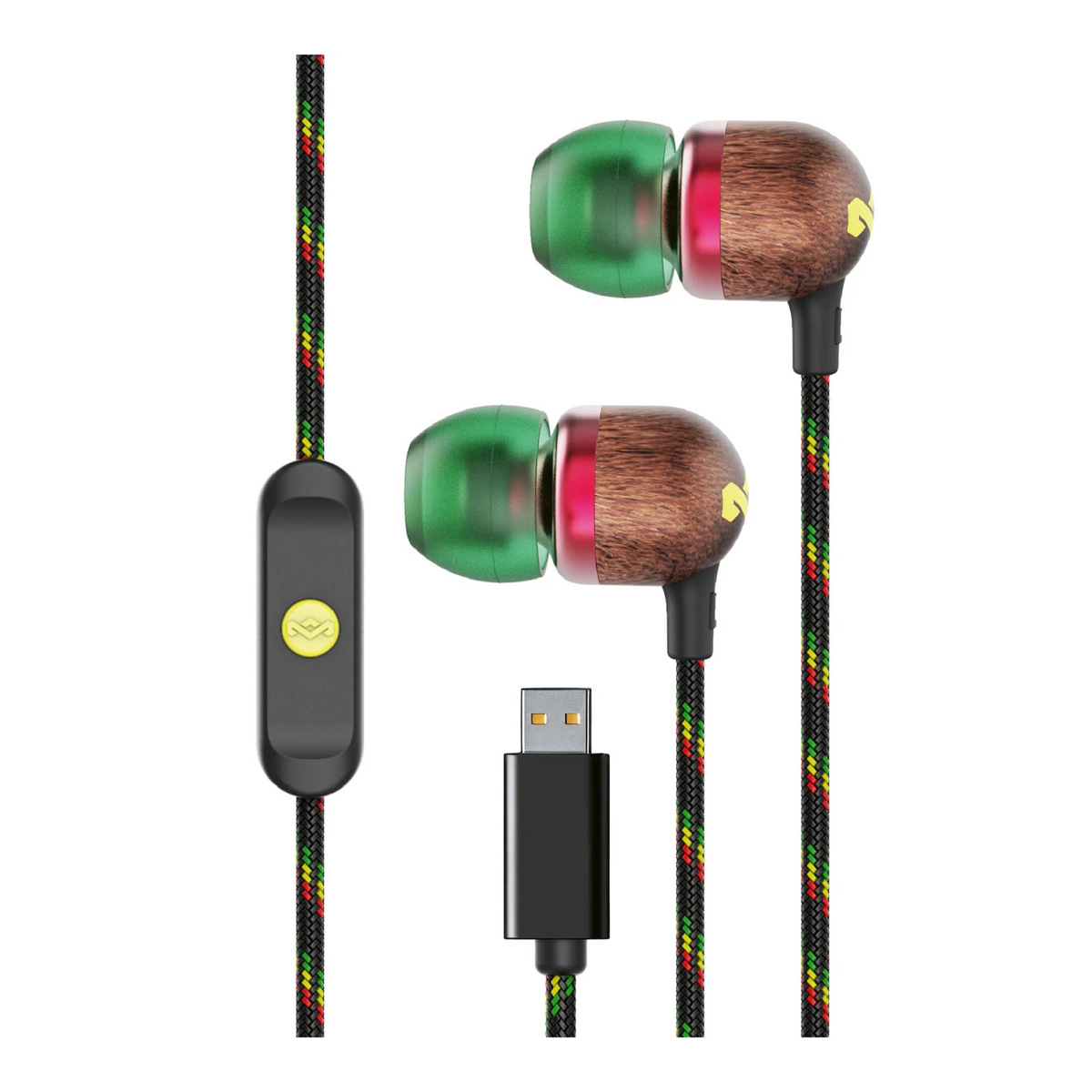 <p>The House of Marley Smile Jamaica USB-C earbuds deliver clear, powerful sound with plug-and-play convenience, a tangle-resistant cable, in-line mic, and sustainably crafted materials for reliable everyday listening.</p>