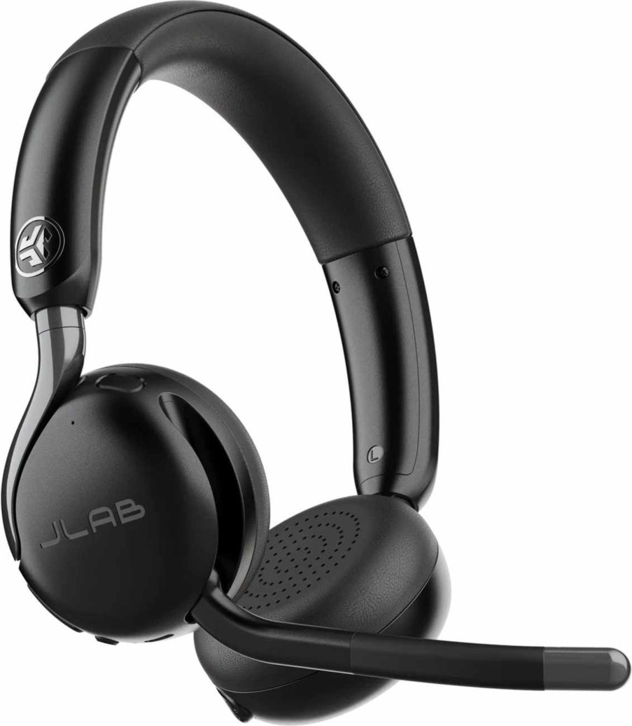 JLab - Go Work Gen3 Wireless or Wired Over-the-Ear Headphones - Black