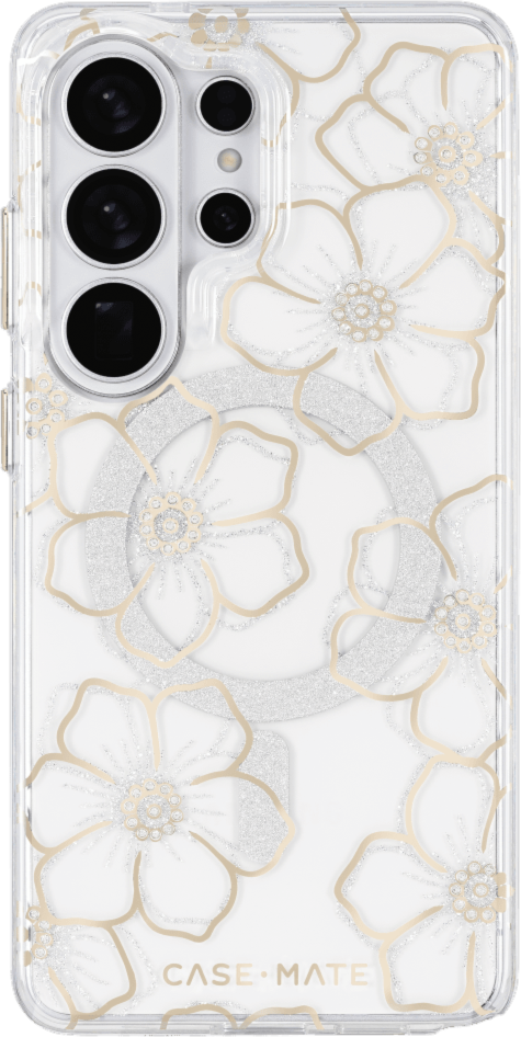 Case-Mate - Étui Floral Gems avec aimant pour Samsung Galaxy S26 Ultra - Or