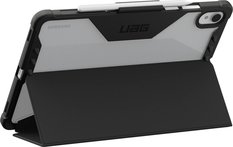 <p>UAG Plyo LT is a lightweight folio case with translucent styling, impact protection, adjustable stand functionality, and secure stylus storage.</p>