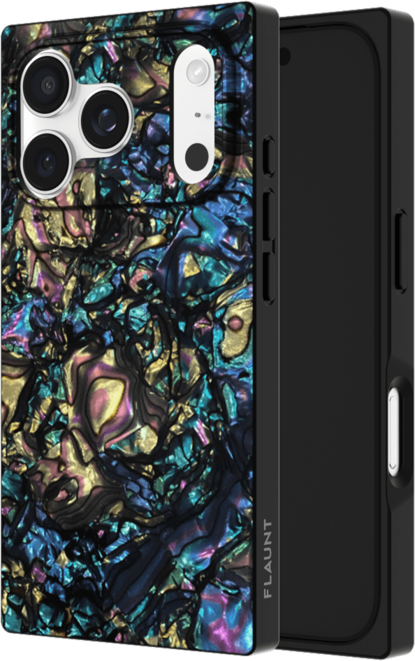 Flaunt - Square MagSafe Case for Apple iPhone 17 Pro - Abalone Shell