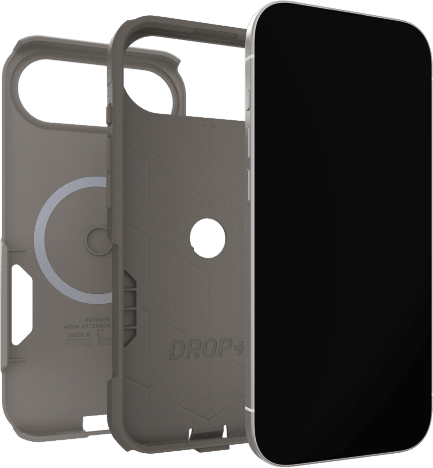 The OtterBox Commuter Series with MagSafe is a rugged, pocket-friendly case offering 3X military standard drop protection and features built-in magnets for MagSafe accessories.
