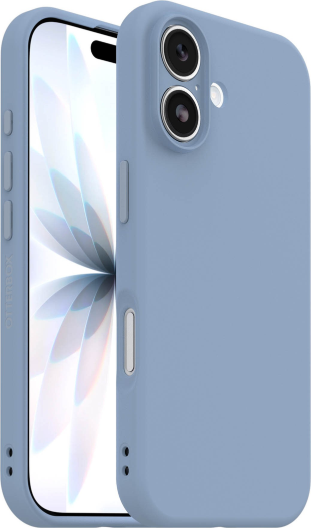 The OtterBox Figura Series blends a velvety-soft feel with ultra-slim protection, military-grade drop defense, MagSafe compatibility, and raised edges to guard the screen and camera.