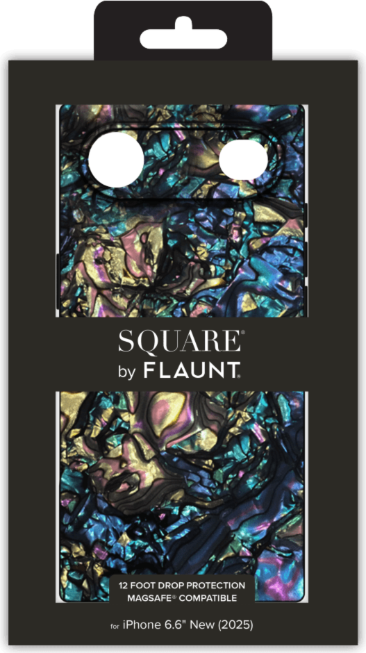 Flaunt - Square MagSafe Case for Apple iPhone Air - Abalone Shell