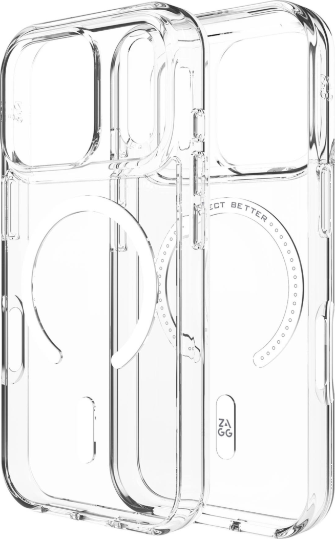 ZAGG - Crystal Palace Snap MagSafe Lite Case for Apple iPhone 18 Pro/17 Pro - Clear
