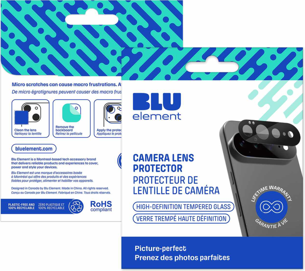 Blu Element - Protecteur d’objectif intégral pour Google Pixel 11 Pro