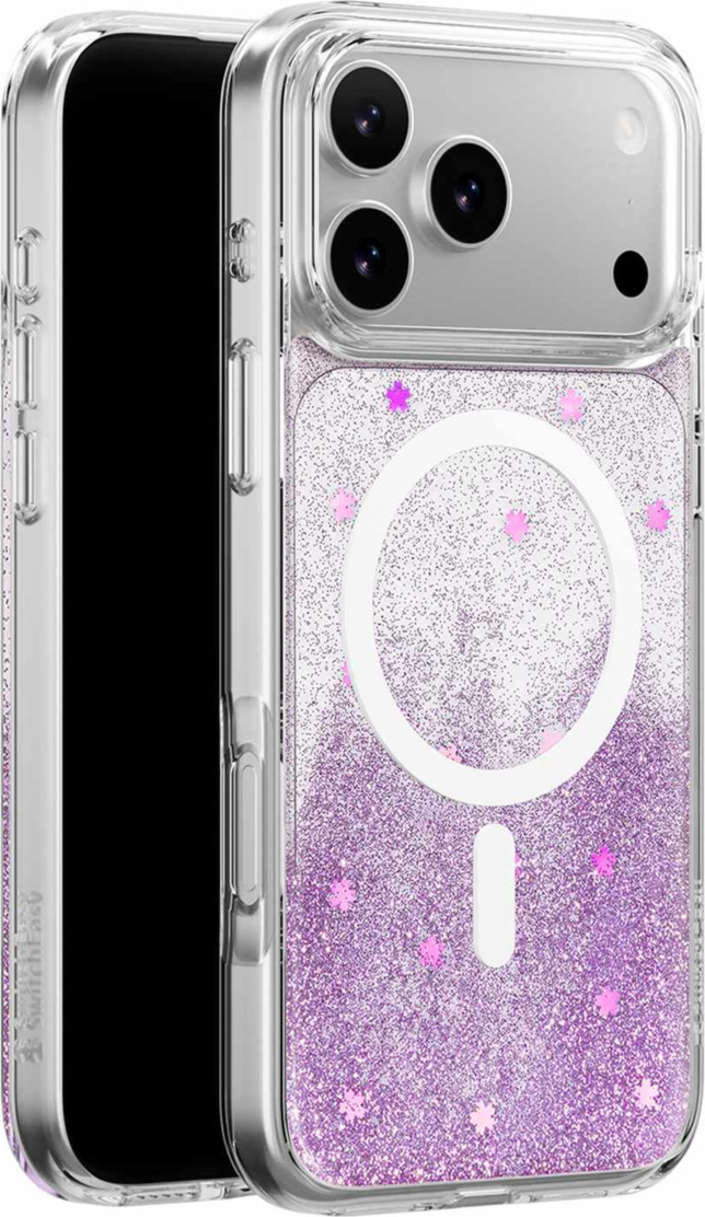 SwitchEasy - Coque de protection Starfield M3D Glitter Nebula pour iPhone 18 Pro Max/17 Pro Max