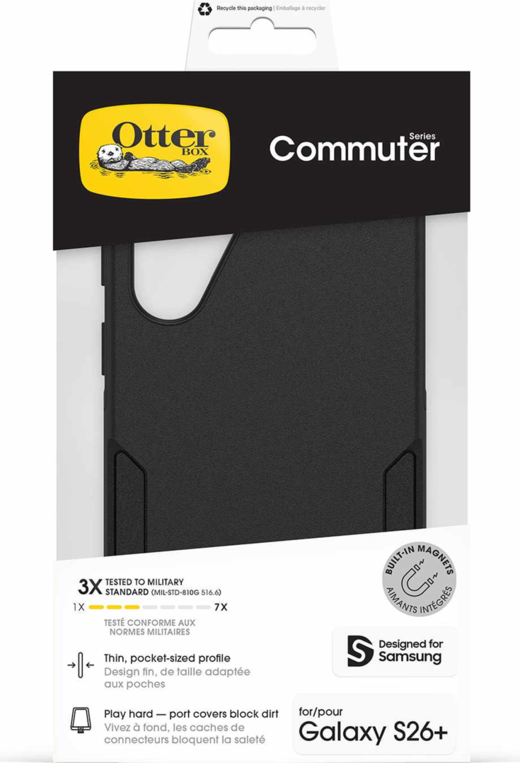 OtterBox - Étui magnétique Commuter pour Samsung Galaxy S26 Plus - Noir