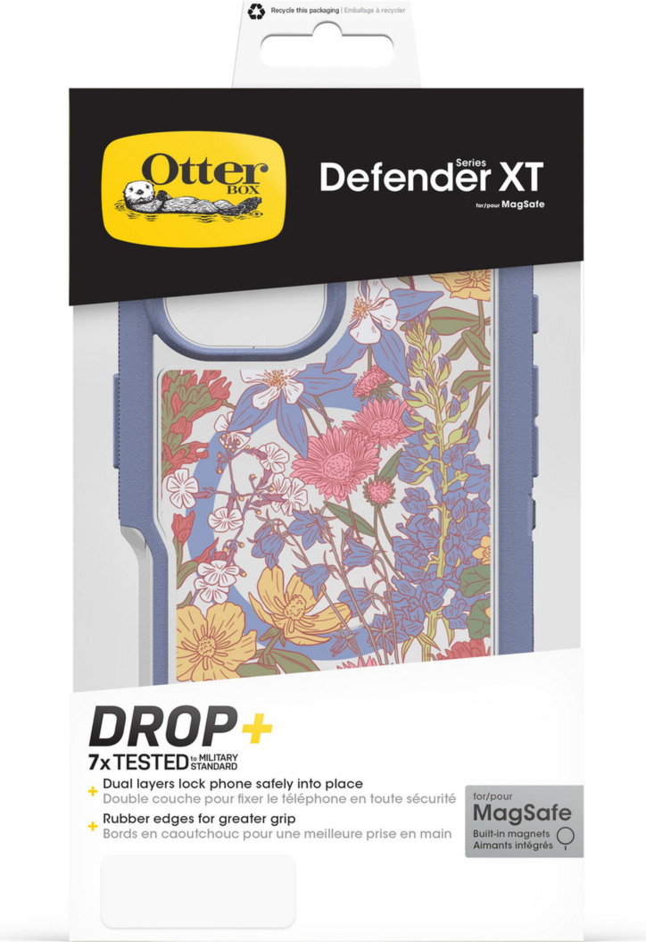 Get sleek, legendary phone protection with the OtterBox Defender Series Pro XT with MagSafe, a rugged dual-layer design that guards devices against drops, dirt, scrapes, and bumps.