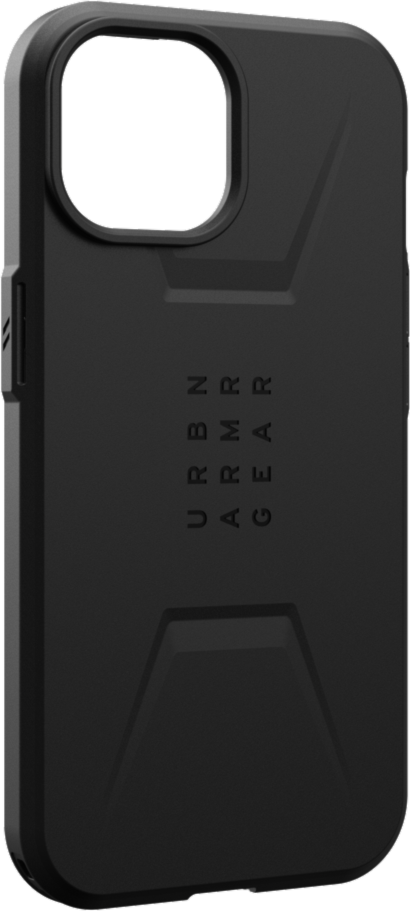 The modern yet rugged UAG Civilian case features shock absorbing construction in a lightweight design that is compatible with MagSafe charging.