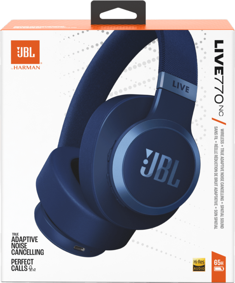 Wireless Over-Ear Headphones With True Adaptive Noise Cancelling