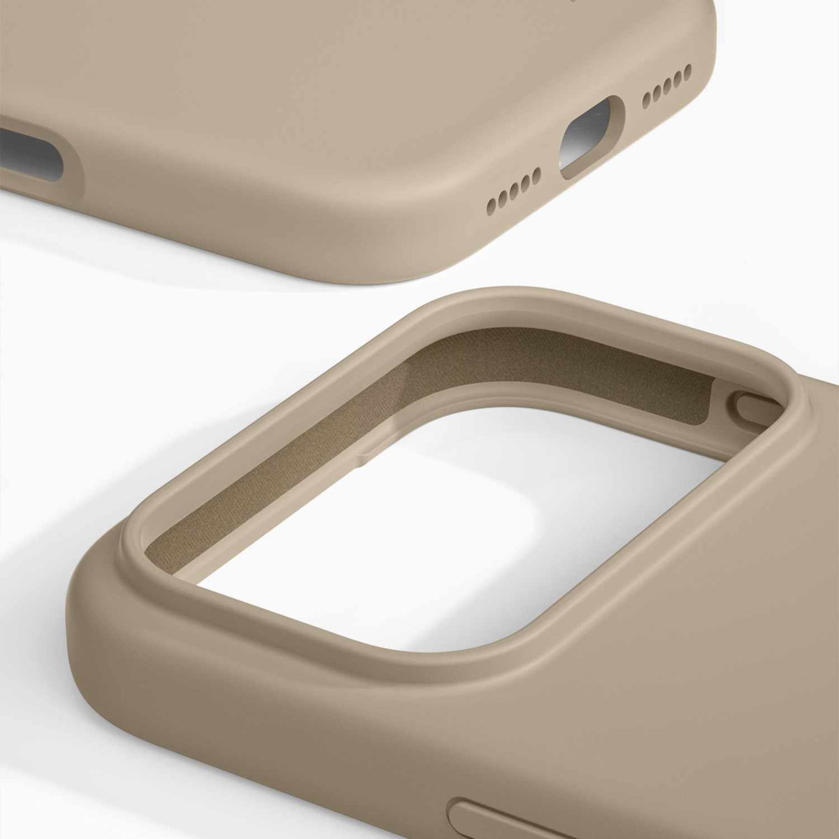 Ideal of Sweden - Coque Silicone MagSafe beige pour iPhone 17 Pro Max