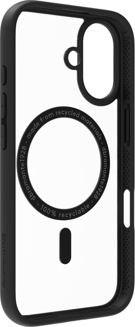• Made from 100% GRS-certified recycled and recyclable plastic materials (1case=2x0.5l plastic bottles) 
• Custom fit all-around protection 
• Slim yet impact protective design (2m/6.5ft impact protection) 
• Built-in MagSafe magnet
• Made without compromising on quality, functionality, and design