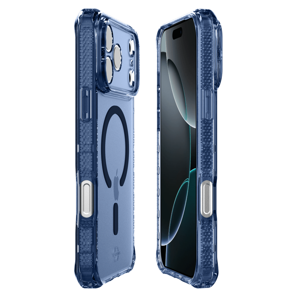 ITSKINS AP7XHBVARNVBL tui Hybrid_R Vapor MagSafe Bleu Marine pour iPhone 17 Pro