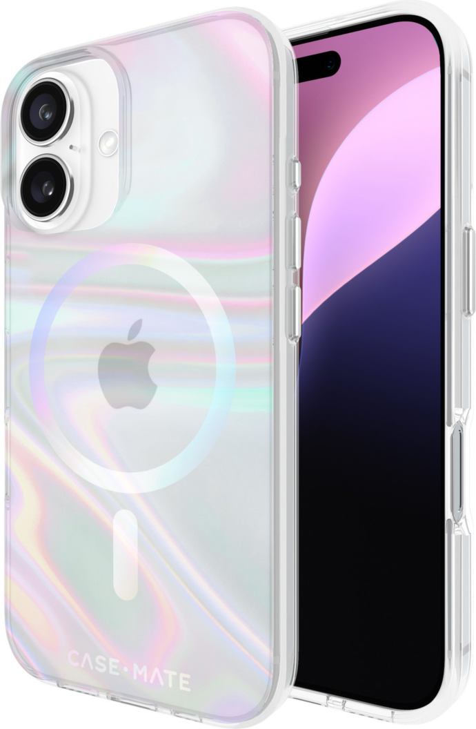 With more than 12 feet of protection, the Case-Mate Soap Bubble MagSafe case is designed to guard the device in a bubble of style that lets any personality shine.