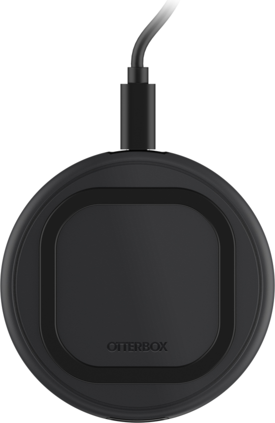The OtterBox OtterSpot Qi wireless charging base with 10W fast charge will keep any Qi device ready to go at a moment’s notice.