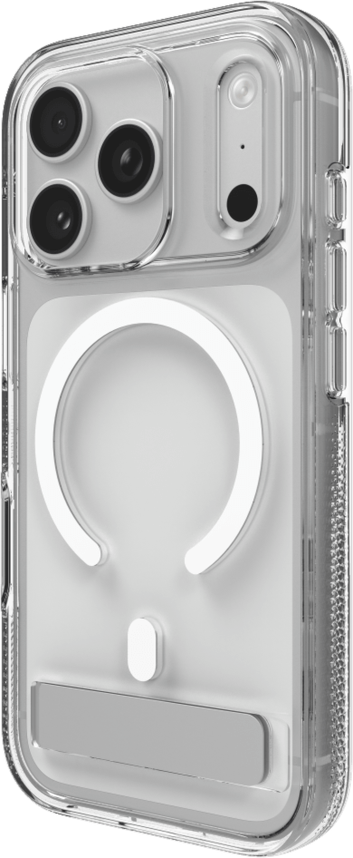 ZAGG - Crystal Palace Snap Case with Kickstand for Apple iPhone 17 Pro - Clear